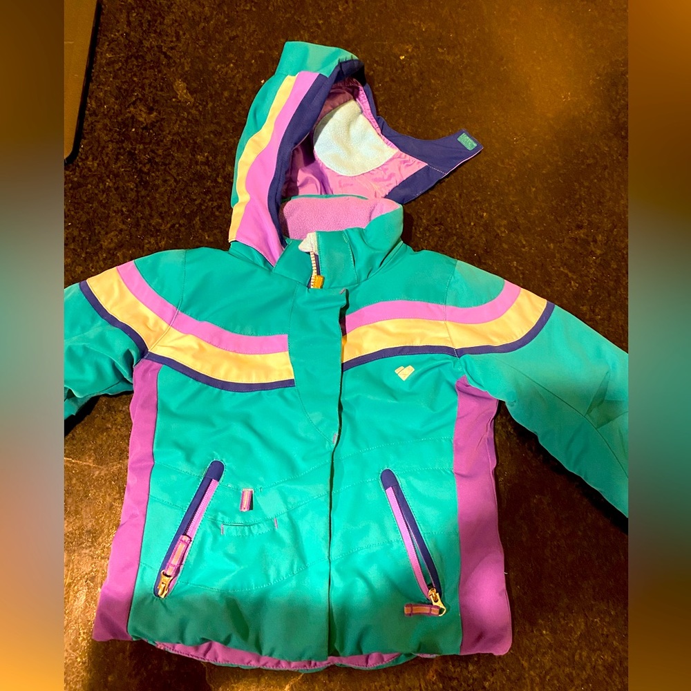 Obermeyer Girls Ski Jacket, Size 5, Retails $129, EUC